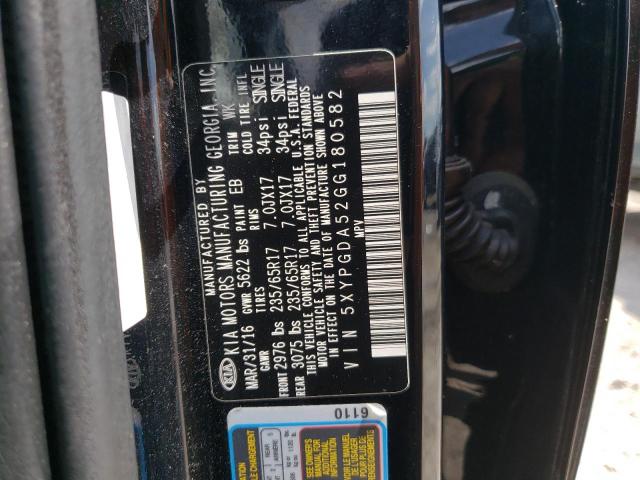 Photo 14 from auction – 2016 KIA SORENTO LX with VIN 5XYPGDA52GG180582