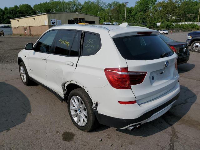 Photo 2 from auction – 2017 BMW X3 XDRIVE2 with VIN 5UXWX9C50H0D96395