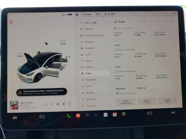Photo 9 from auction – 2023 TESLA MODEL 3 with VIN 5YJ3E1EA9PF417585