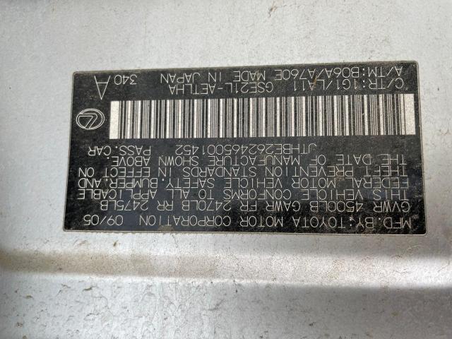 Photo 10 from auction – 2006 LEXUS IS 350 with VIN JTHBE262465001452