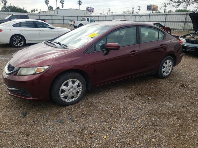 HONDA CIVIC LX 2014 with VIN 19XFB2F51EE227697 - Photo from auction