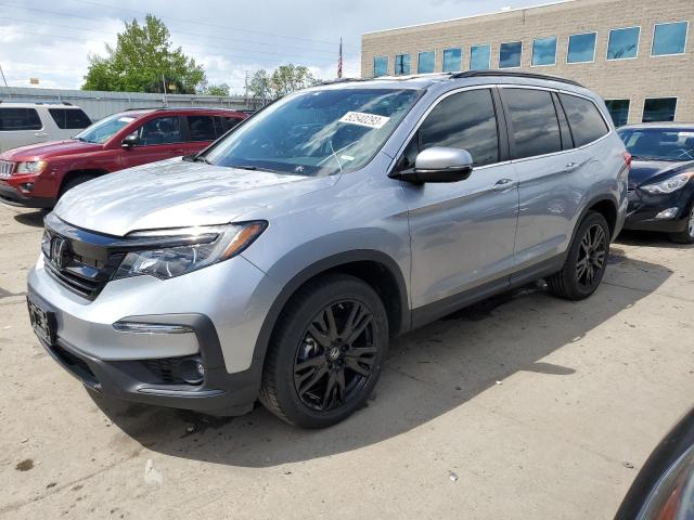 HONDA PILOT SE 2021 with VIN 5FNYF6H25MB043928 - Photo from auction