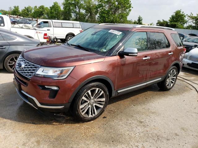 FORD EXPLORER P 2018 with VIN 1FM5K8HT6JGA51701 - Photo from auction