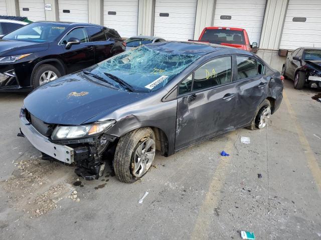 HONDA CIVIC LX 2013 with VIN 2HGFB2F57DH556313 - Photo from auction