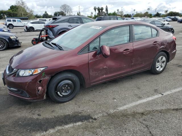 HONDA CIVIC LX 2014 with VIN 19XFB2F57EE268447 - Photo from auction