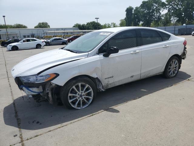 FORD FUSION SE 2017 with VIN 3FA6P0LU2HR182998 - Photo from auction