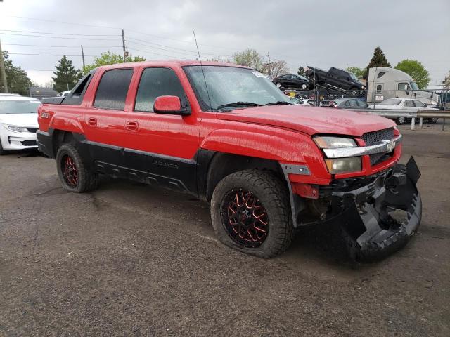 Photo 4 from auction – 2002 CHEVROLET AVALANCHE with VIN 3GNEK13T72G101781