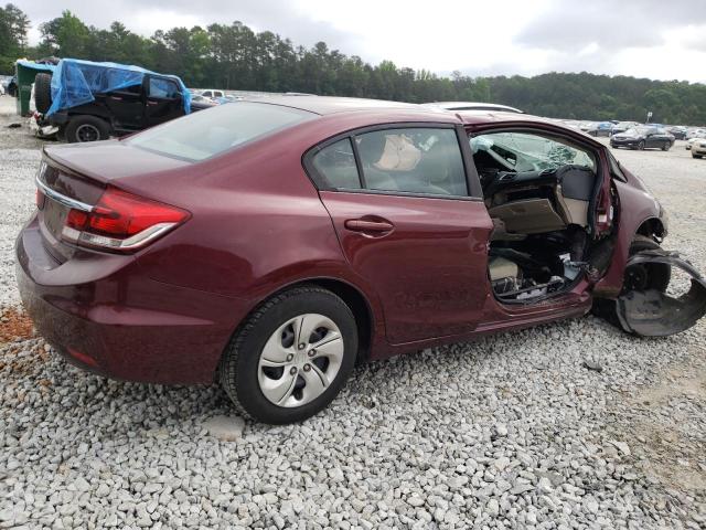 Photo 3 from auction – 2014 HONDA CIVIC LX with VIN 19XFB2F55EE080087