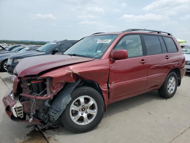 TOYOTA HIGHLANDER 2006 with VIN JTEDP21A560110563 - Photo from auction