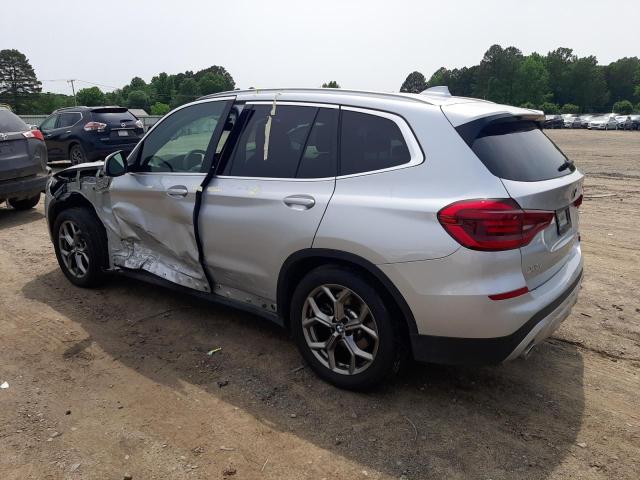 Photo 2 from auction – 2021 BMW X3 XDRIVE3 with VIN 5UXTY5C08M9E87451
