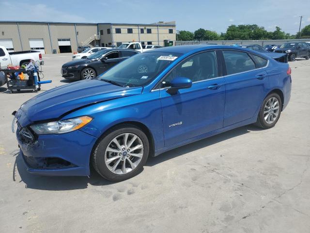FORD FUSION SE 2017 with VIN 3FA6P0LU7HR385319 - Photo from auction