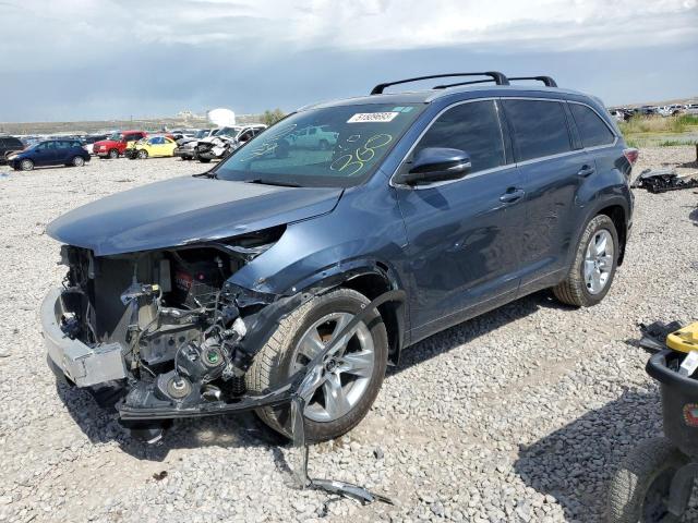 TOYOTA HIGHLANDER 2016 with VIN 5TDDKRFH2GS355448 - Photo from auction
