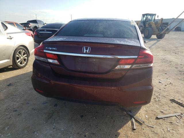 Photo 6 from auction – 2014 HONDA CIVIC EX with VIN 19XFB2F81EE051499