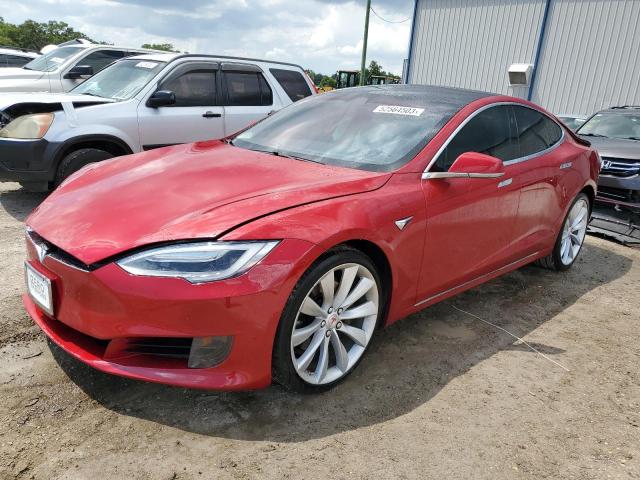 TESLA MODEL S 2017 with VIN 5YJSA1E16HF203128 - Photo from auction