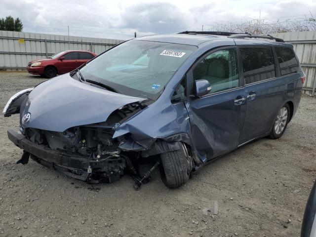 TOYOTA SIENNA XLE 2017 with VIN 5TDDZ3DC8HS165591 - Photo from auction