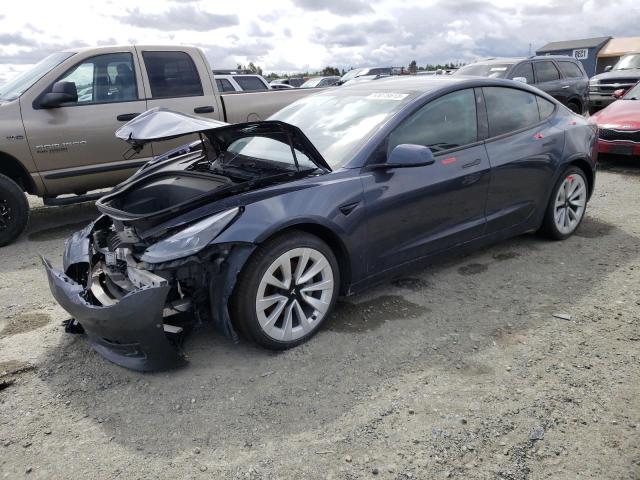 TESLA MODEL 3 2021 with VIN 5YJ3E1EBXMF879125 - Photo from auction
