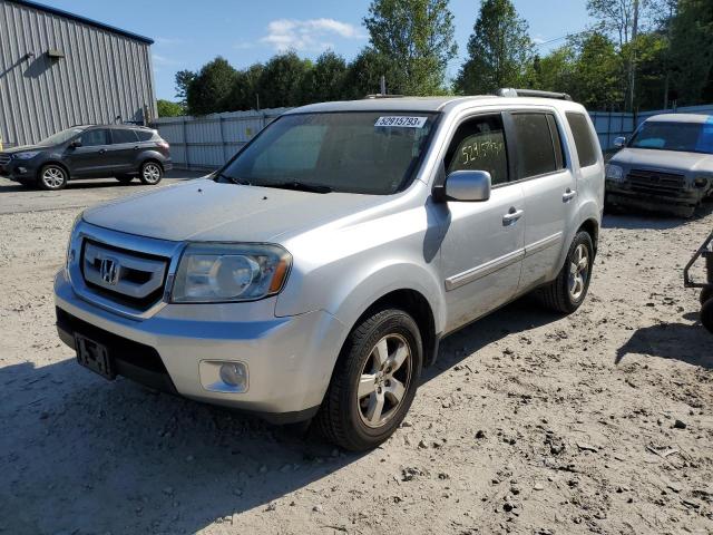 HONDA PILOT EXLN 2011 with VIN 5FNYF4H7XBB061998 - Photo from auction