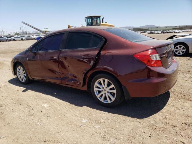 Photo 2 from auction – 2012 HONDA CIVIC EX with VIN 19XFB2F80CE332495