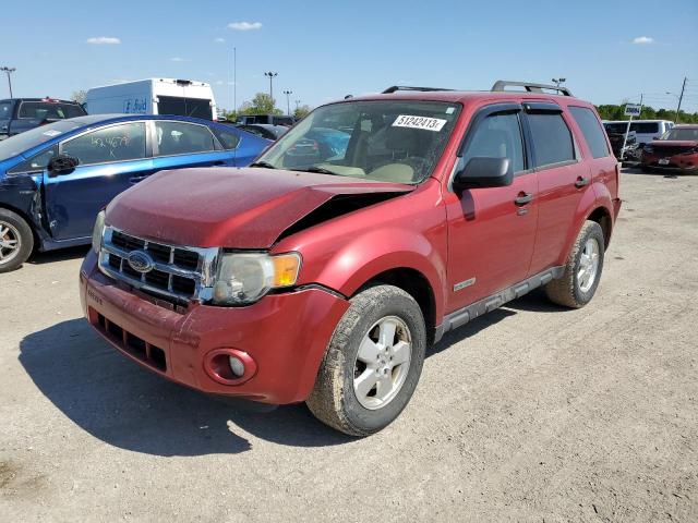 Photo 1 from auction – 2008 FORD ESCAPE XLT with VIN 1FMCU03Z68KE50596