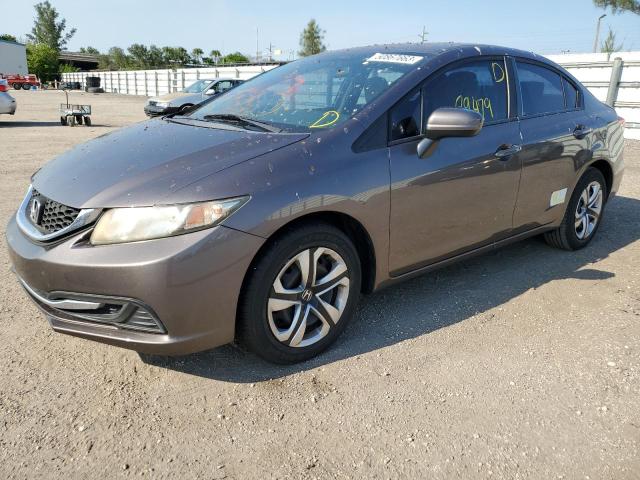 HONDA CIVIC LX 2014 with VIN 19XFB2F54EE040888 - Photo from auction