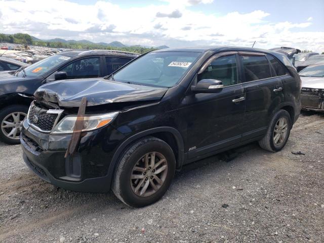 KIA SORENTO LX 2015 with VIN 5XYKTCA61FG654545 - Photo from auction