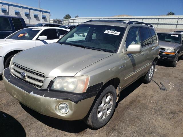 TOYOTA HIGHLANDER 2003 with VIN JTEHF21A830121766 - Photo from auction
