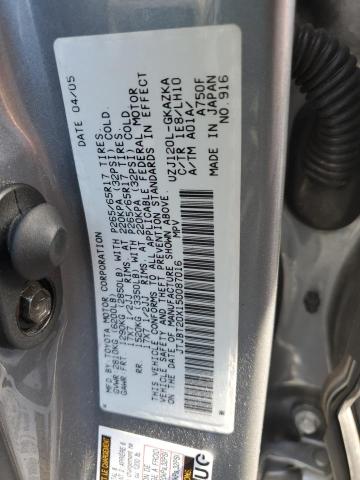 Photo 14 from auction – 2005 LEXUS GX 470 with VIN JTJBT20X150087016