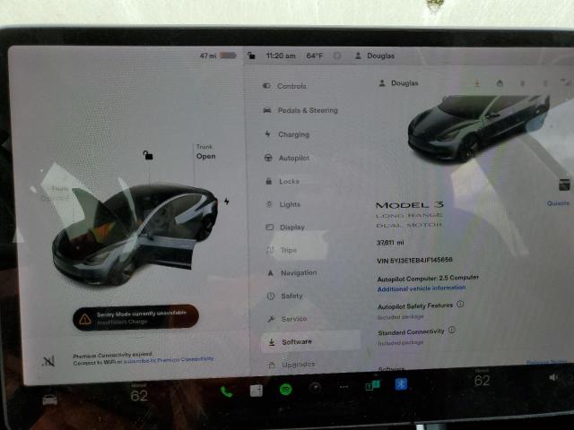 Photo 9 from auction – 2018 TESLA MODEL 3 with VIN 5YJ3E1EB4JF145656