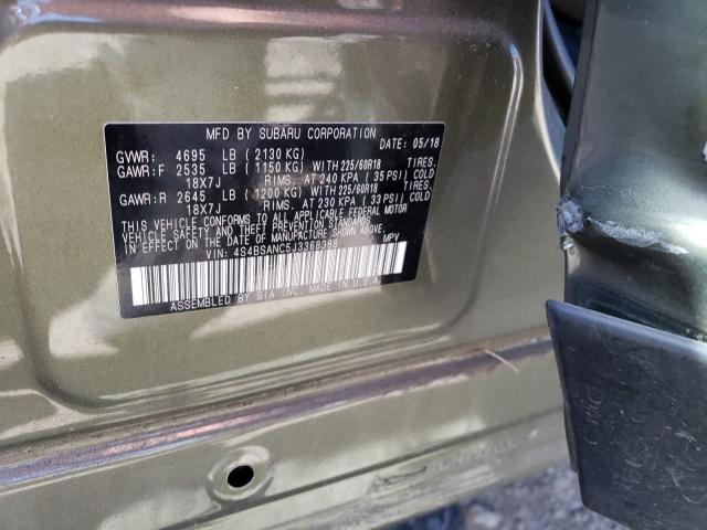 Photo 14 from auction – 2018 SUBARU OUTBACK 2. with VIN 4S4BSANC5J3368388