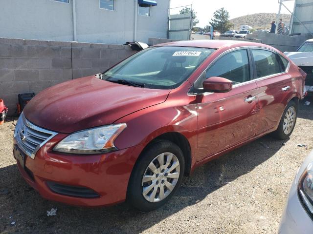 NISSAN SENTRA S 2015 with VIN 3N1AB7AP2FL679853 - Photo from auction