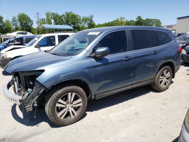 HONDA PILOT EX 2018 with VIN 5FNYF5H33JB025345 - Photo from auction