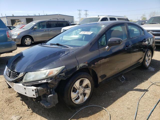 HONDA CIVIC LX 2015 with VIN 19XFB2F55FE016553 - Photo from auction