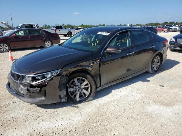KIA OPTIMA LX 2018 with VIN KNAGT4L37J5233393 - Photo from auction