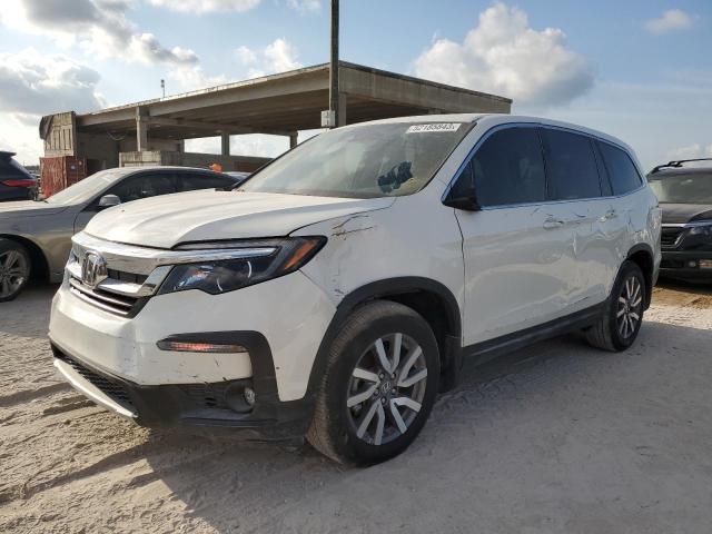 HONDA PILOT EXL 2019 with VIN 5FNYF5H48KB032687 - Photo from auction