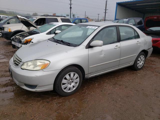 TOYOTA COROLLA CE 2003 with VIN 1NXBR32E43Z010676 - Photo from auction