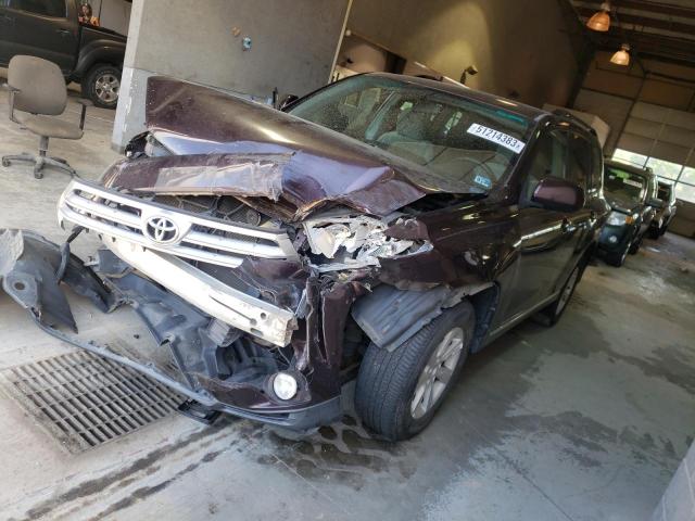 TOYOTA HIGHLANDER 2012 with VIN 5TDBK3EH6CS099301 - Photo from auction