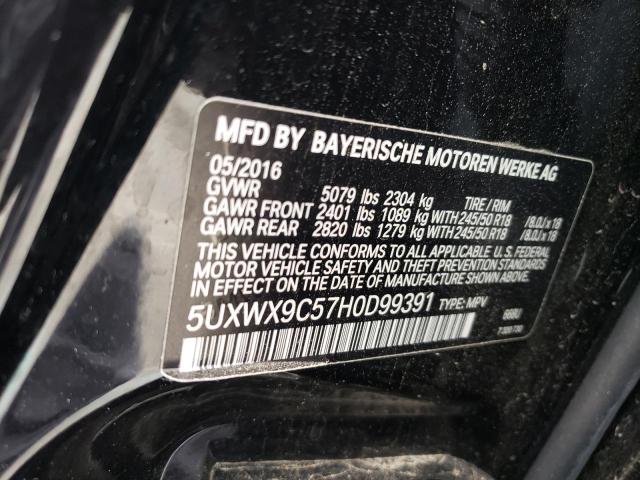 Photo 14 from auction – 2017 BMW X3 XDRIVE2 with VIN 5UXWX9C57H0D99391