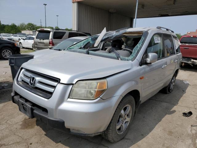 HONDA PILOT EX 2006 with VIN 2HKYF18656H507813 - Photo from auction