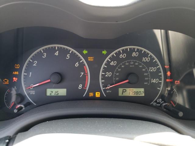 Photo 9 from auction – 2009 TOYOTA COROLLA BA with VIN JTDBL40E19J008196