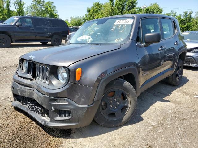 JEEP RENEGADE S 2017 with VIN ZACCJBAB8HPF56486 - Photo from auction