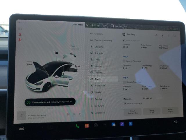 Photo 9 from auction – 2019 TESLA MODEL 3 with VIN 5YJ3E1EA9KF310111