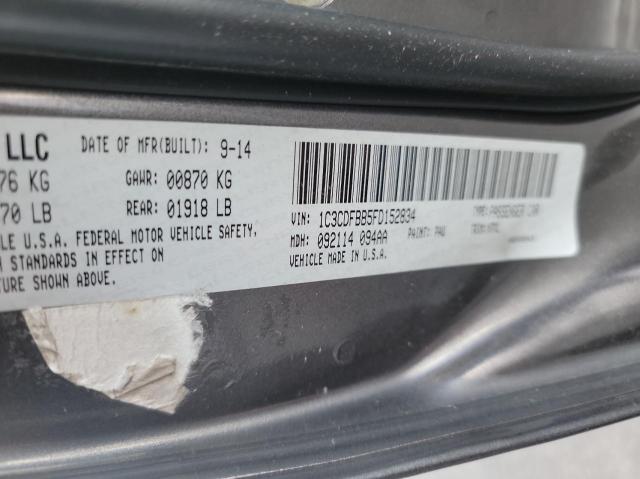 Photo 10 from auction – 2015 DODGE DART SXT with VIN 1C3CDFBB5FD152834