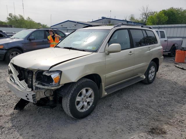 TOYOTA HIGHLANDER 2003 with VIN JTEHF21A230105210 - Photo from auction