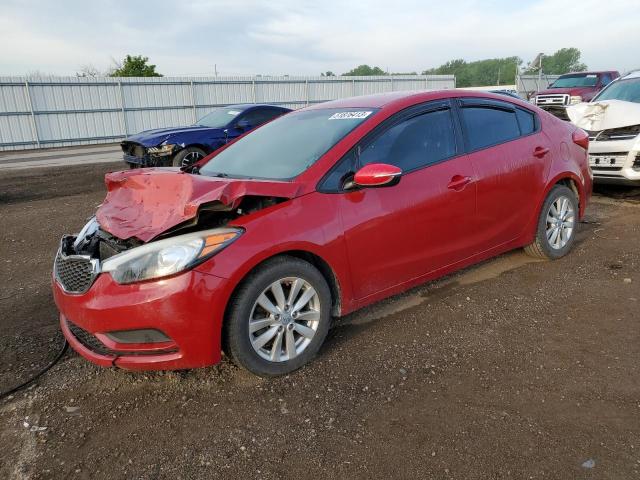 KIA FORTE LX 2014 with VIN KNAFX4A62E5093434 - Photo from auction