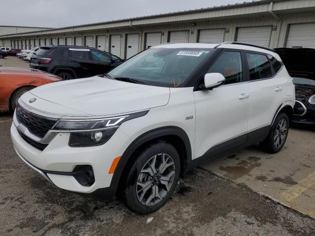 KIA SELTOS EX 2021 with VIN KNDERCAA1M7208146 - Photo from auction