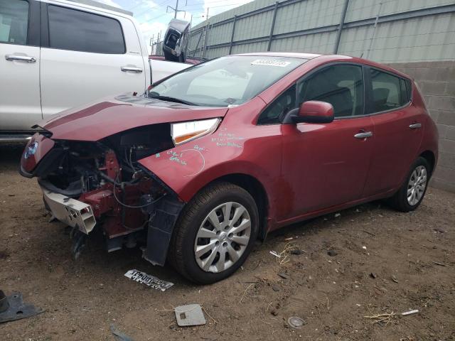 NISSAN LEAF S 2015 with VIN 1N4AZ0CP2FC332540 - Photo from auction