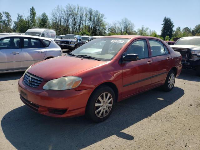 TOYOTA COROLLA CE 2003 with VIN 1NXBR32E93Z117898 - Photo from auction