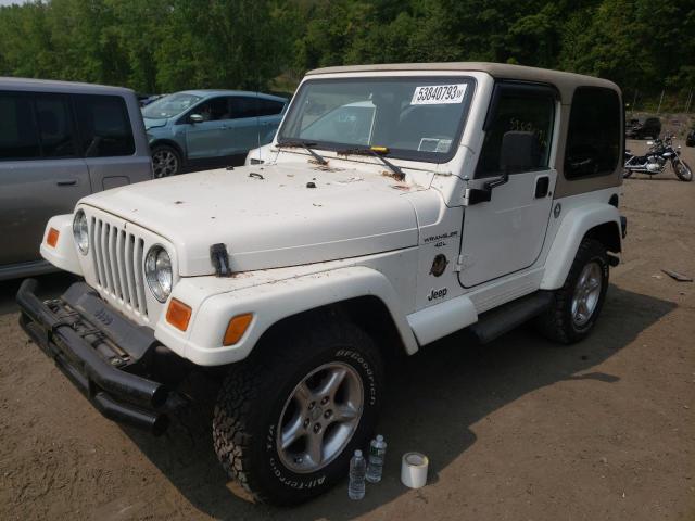 JEEP WRANGLER / 2000 with VIN 1J4FA59S6YP782861 - Photo from auction