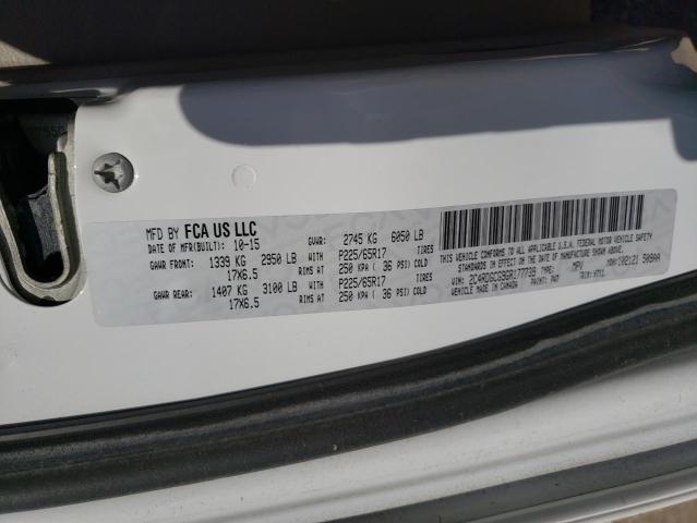 Foto 14 de la subasta – 2016 DODGE GRAND CARA con VIN 2C4RDGCG9GR177739