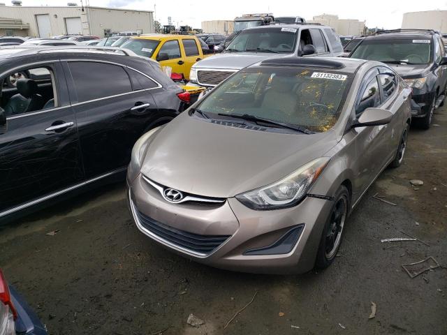 HYUNDAI ELANTRA SE 2016 with VIN 5NPDH4AE3GH772498 - Photo from auction
